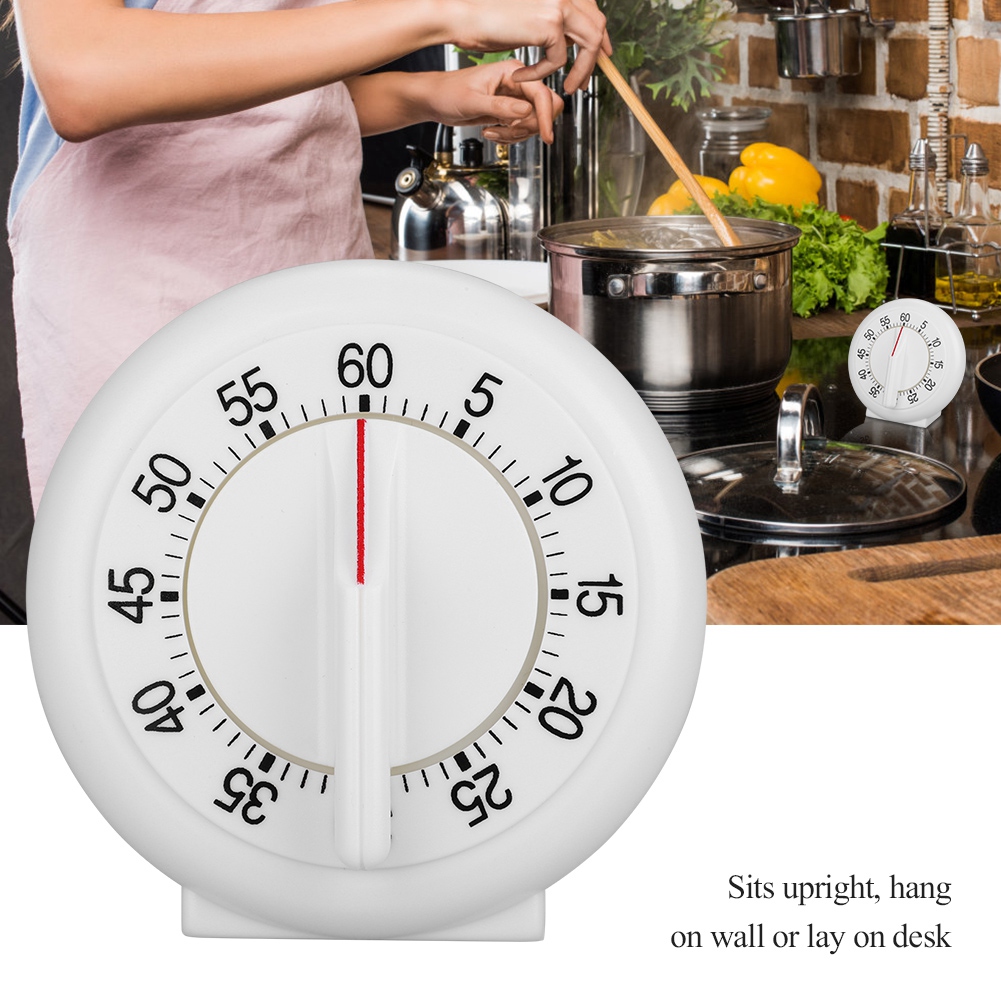 Baking Kitchen Hourly - 1 Stück 60-Minuten Runder Mechanischer Küchentimer