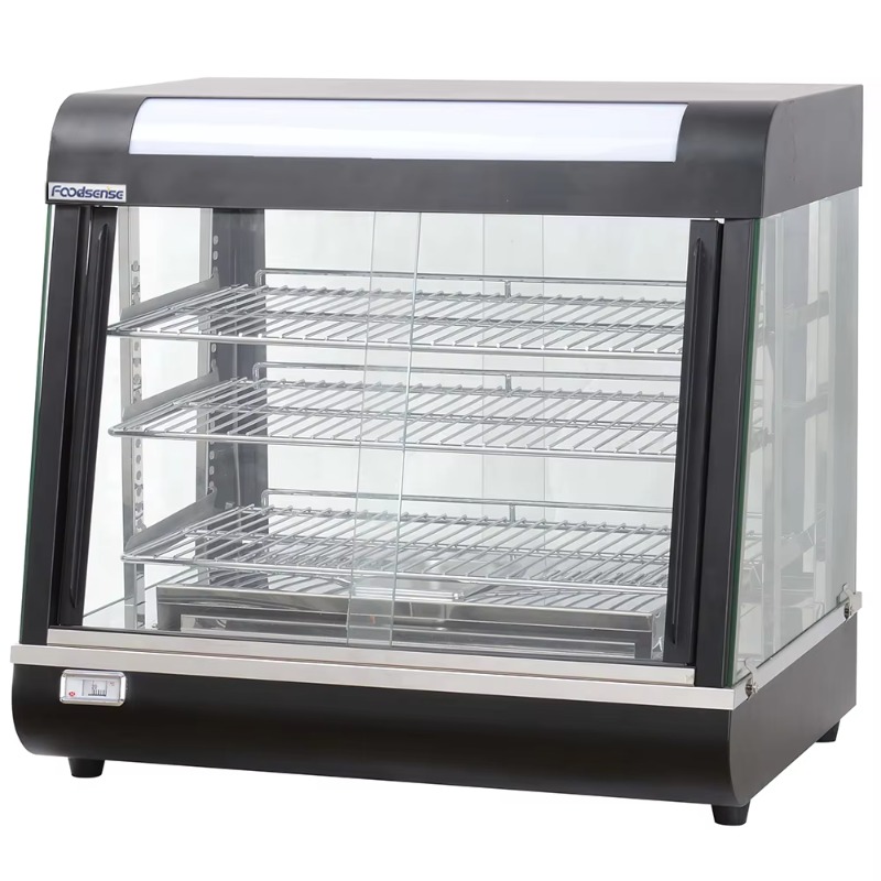 Kitchen Bakery - Gewerbliche Isolierte Edelstahl-Vitrine mit Vollglastür Elektrischer