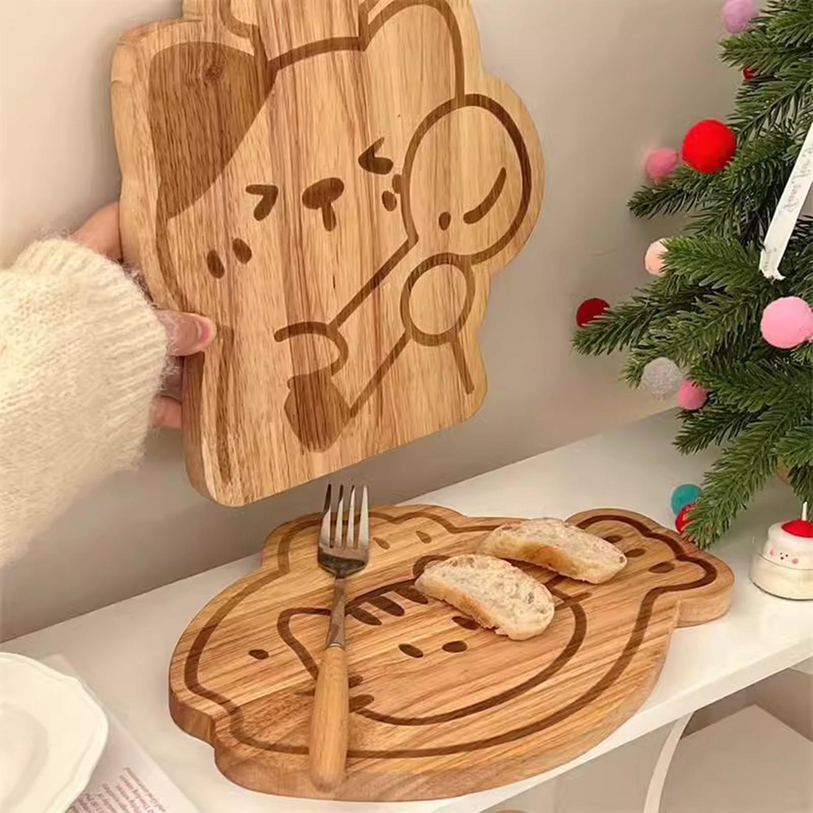 Bread Baking Kitchen Utensils - Holz-Schneidebrett, Küche, Backutensilien, Schneiden, Servierbrett, Hackblock