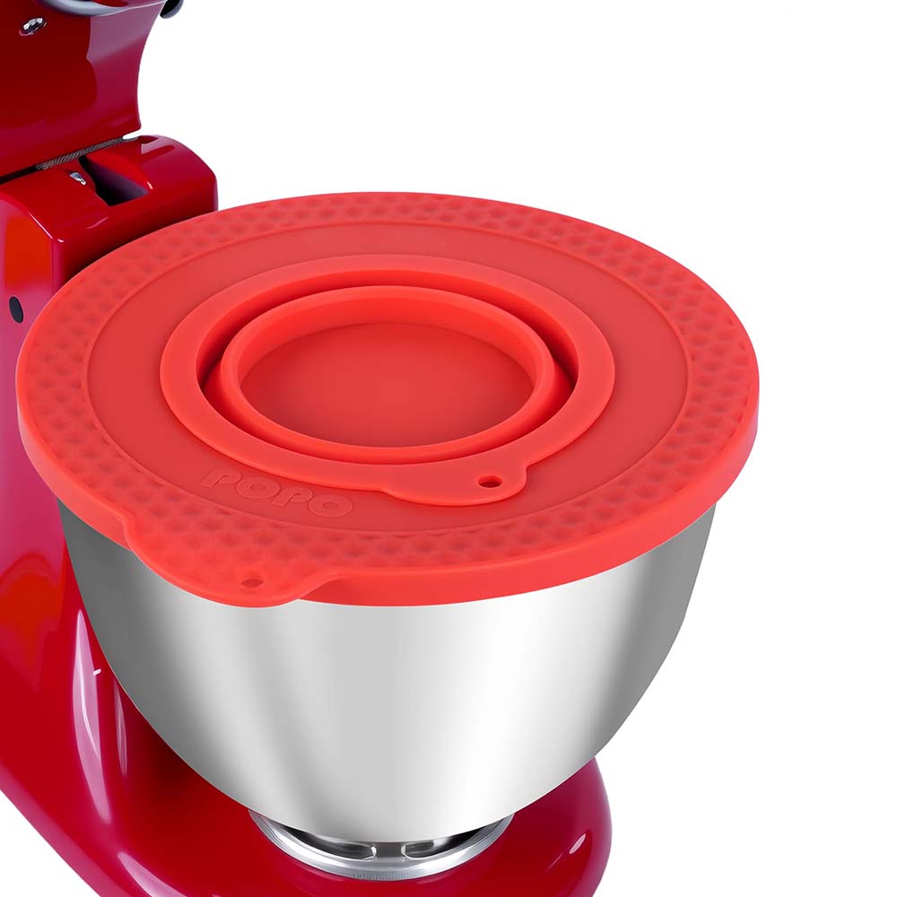 Kitchenaid Baking Bowl - 4,5-5 Quart Schwenkbarer Standmixer Silikon-Schüsselabdeckung Ausgießschutz
