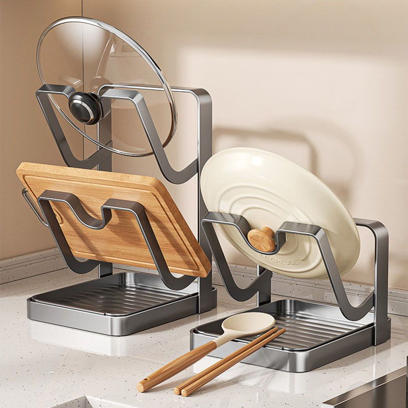 Offset Spatula Set - Robuster Topfdeckelhalter aus Karbonstahl für die