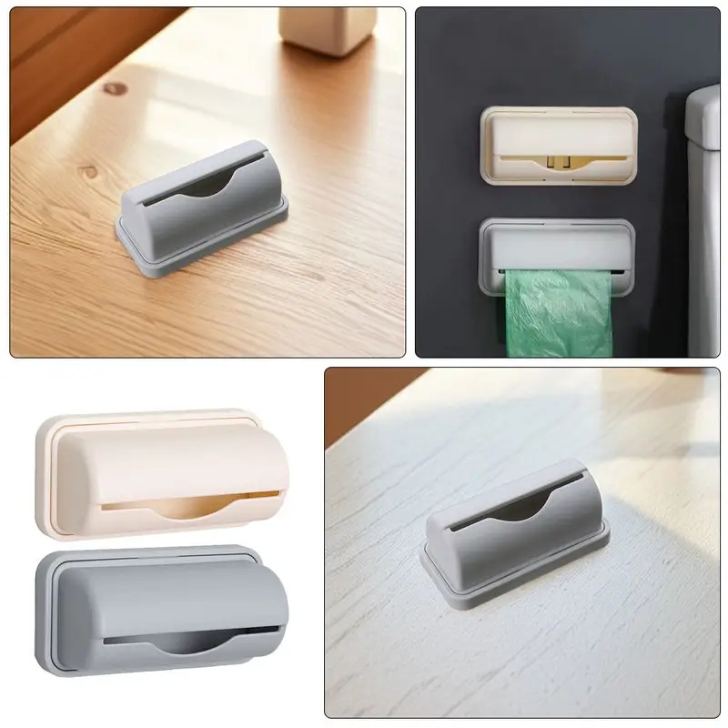 Kitchen Baking Storage - 1/2/3/4 Stück Wandmontierter Müllbeutelspender Küchen-Organizer zur