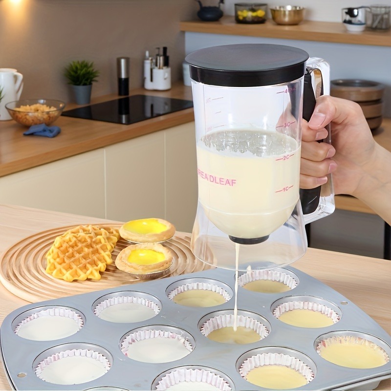 Kitchen Baking Cooking - Multifunktionaler Handspender aus Kunststoff mit Messbecher,