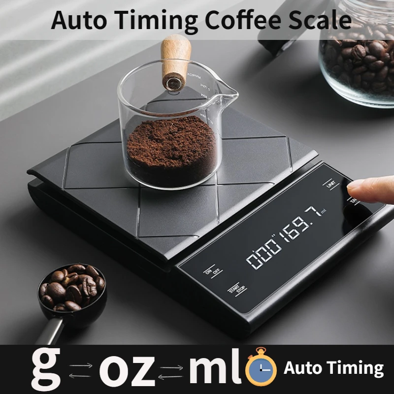 Kitchen Baking Timer - USB-Lade Küche Kaffee Waage mit Timer