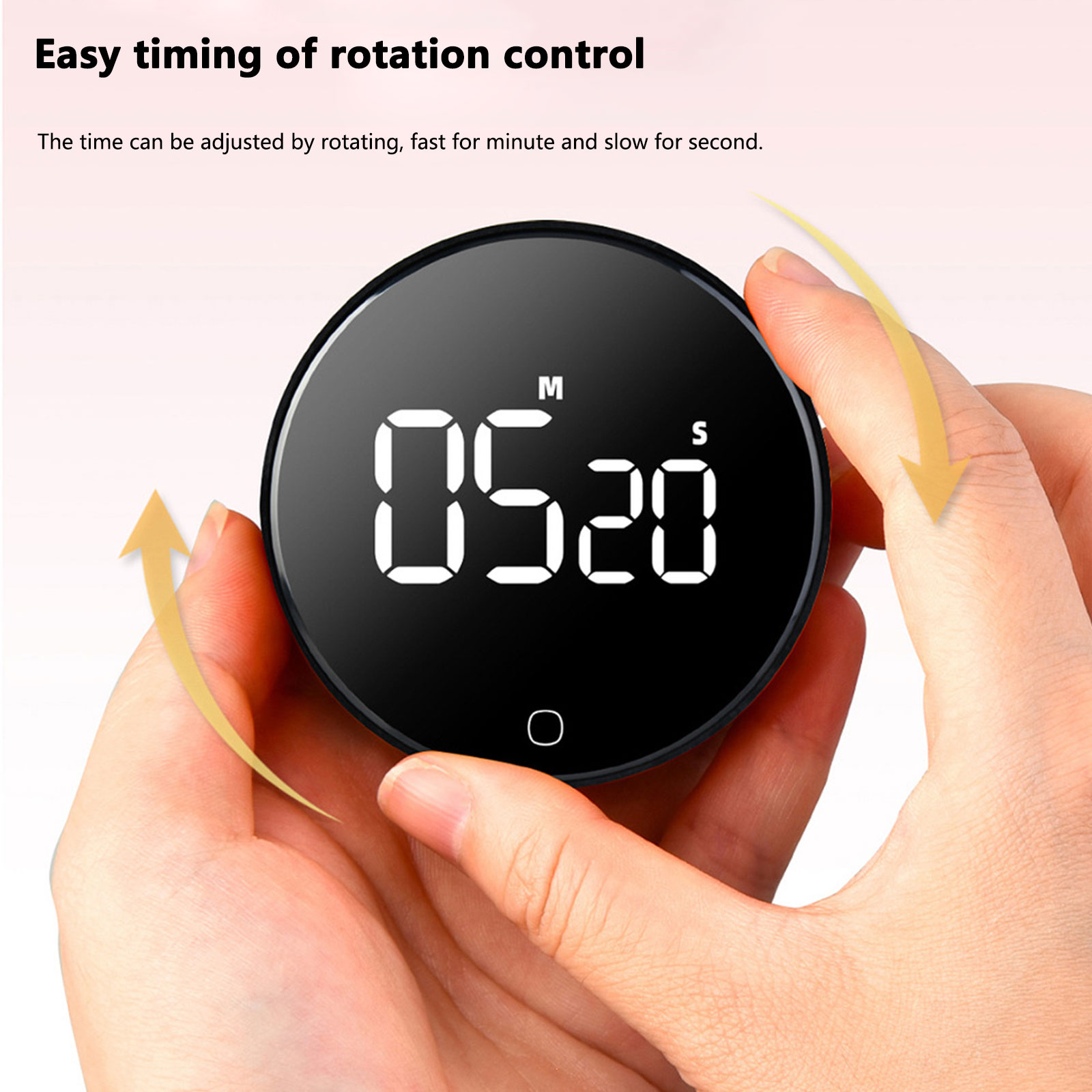 Kitchen Baking Timer - LED Digitaler Küchentimer USB-Aufladbar Magnetischer Back-Countdown-Reminder