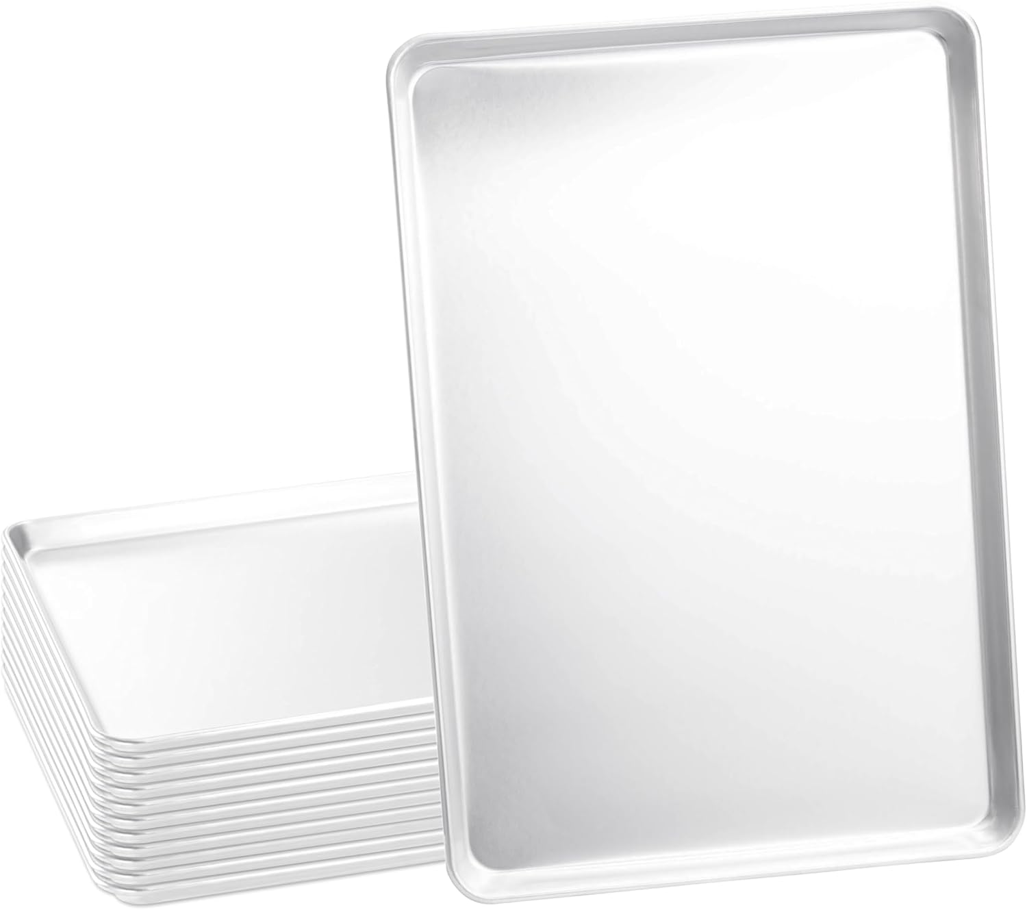 Kitchen Baking Cooking - Kommerzielles Backblech-Set aus Aluminium in Vollgröße,