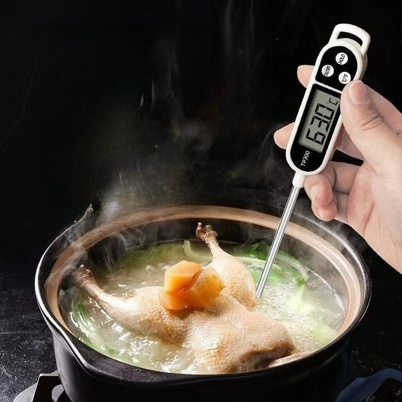 Kitchen Baking Storage - 1-teiliges Lebensmittelthermometer, Küchenzubehör, Schlafsaal-Essential, sofort ablesbares