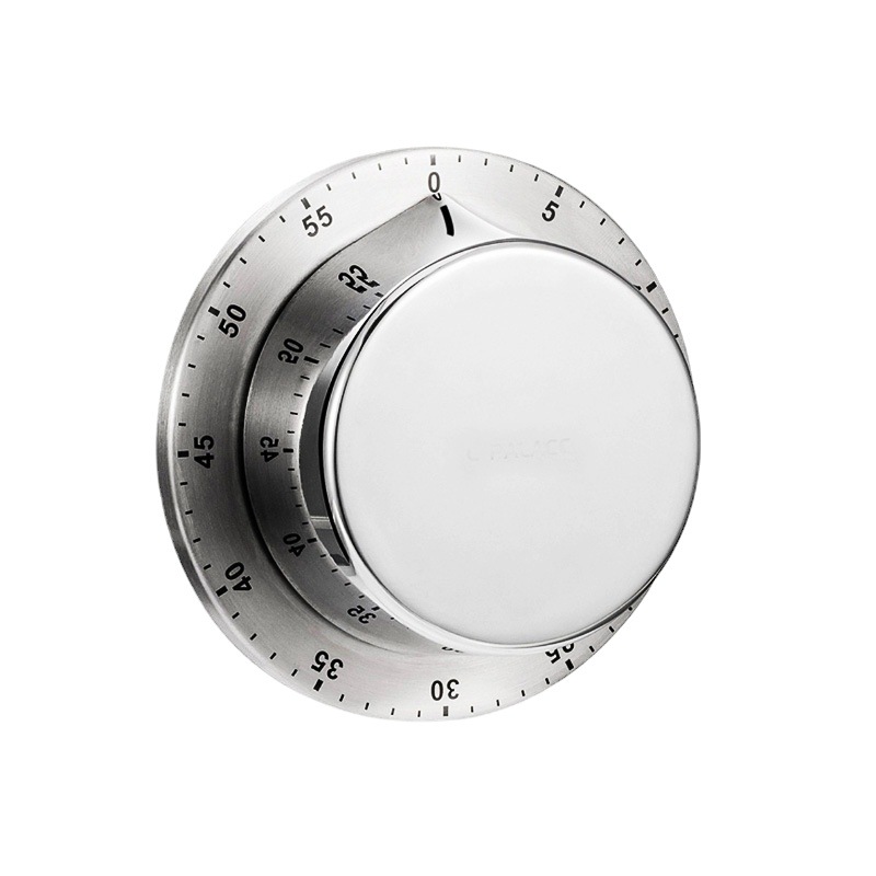 Kitchen Baking Timer - Mechanischer Wecker, magnetischer Küchentimer, Edelstahl-Timer, Backerinnerung