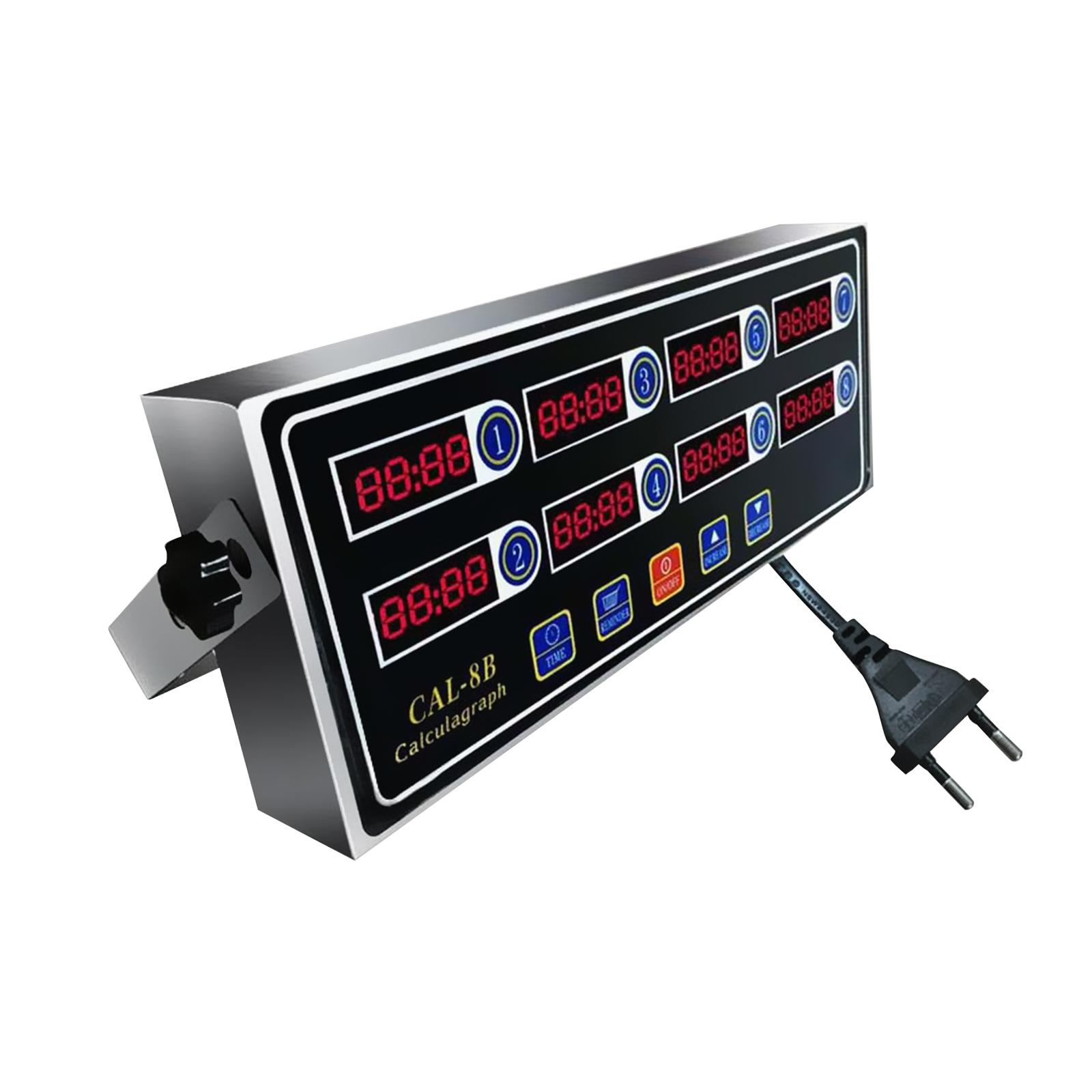 Kitchen Baking Timer - Kommerzieller 8-Kanal-Digital-Küchentimer, Restaurant-Timer für die Küche