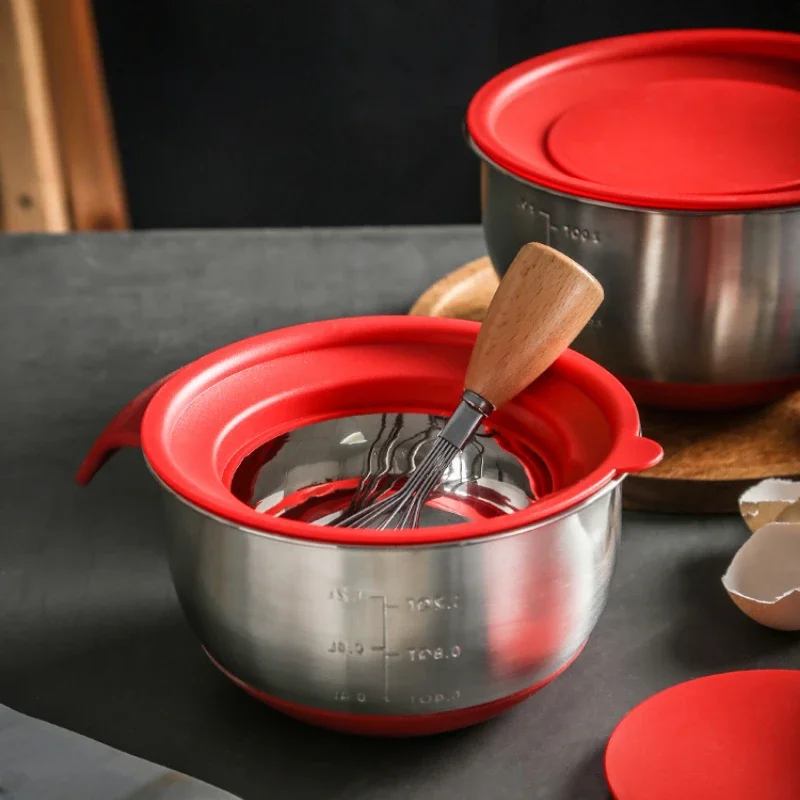 Kitchenaid Baking Bowl - Rührschüssel Tief Edelstahl Küchenschüsseln Eis Ball