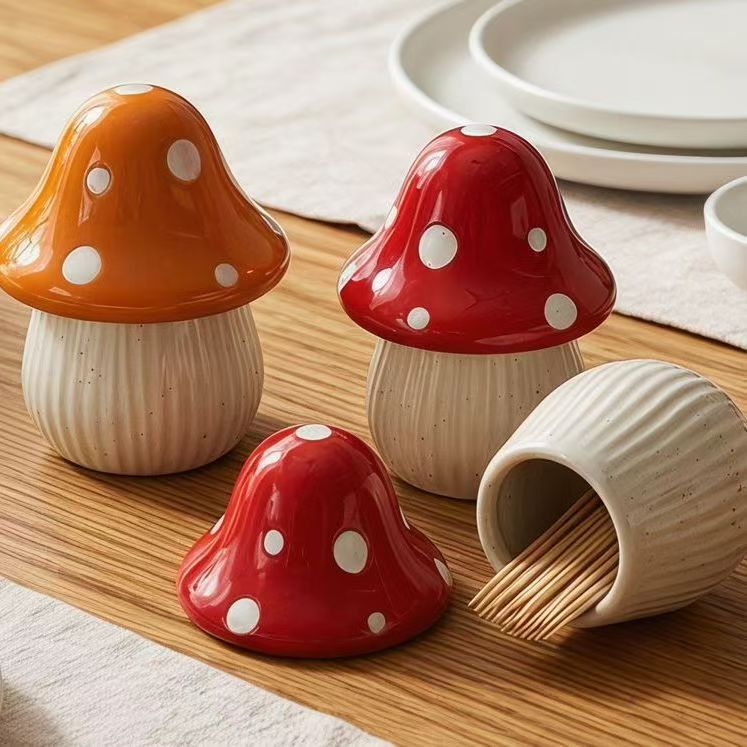 Cartoon-Pilz Keramik-Aufbewahr – Kitchen Baking Storage Bewertung und Preis