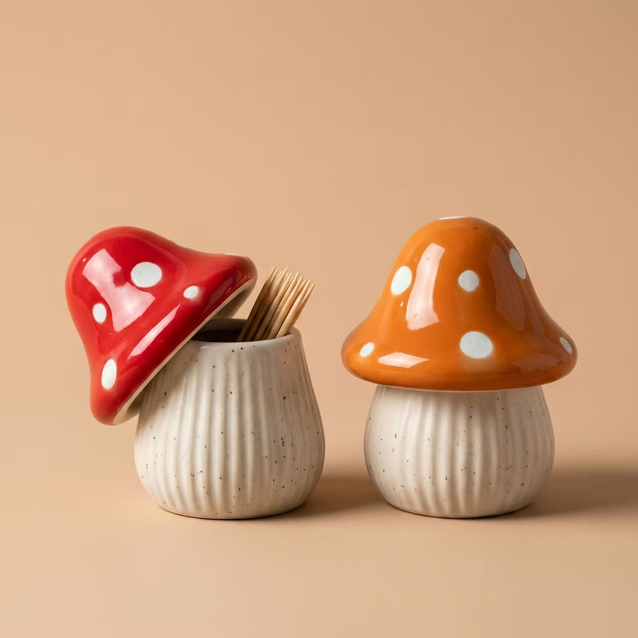 Cartoon-Pilz Keramik-Aufbewahr – Kitchen Baking Storage Bewertung und Preis