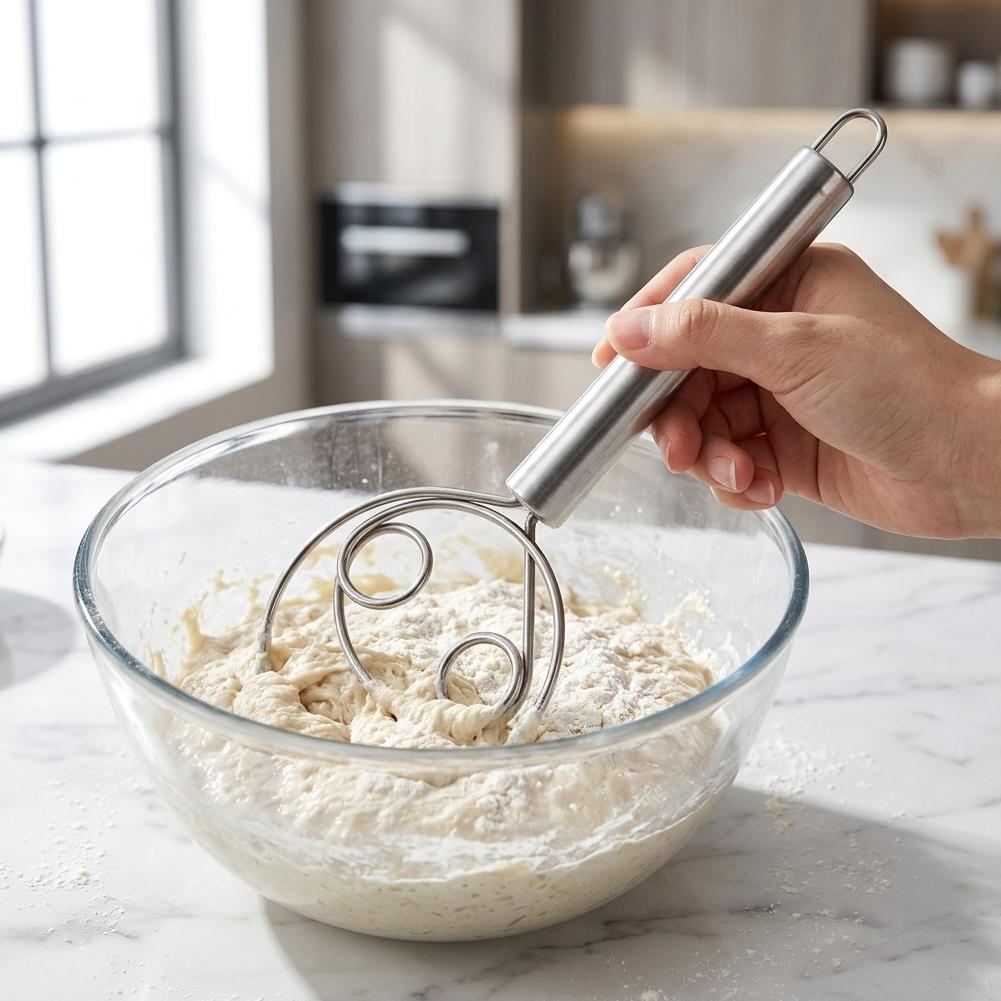 Teigbesen Brotmixer Edelstahl  – Bread Baking Kitchen Utensils Bewertung und Preis