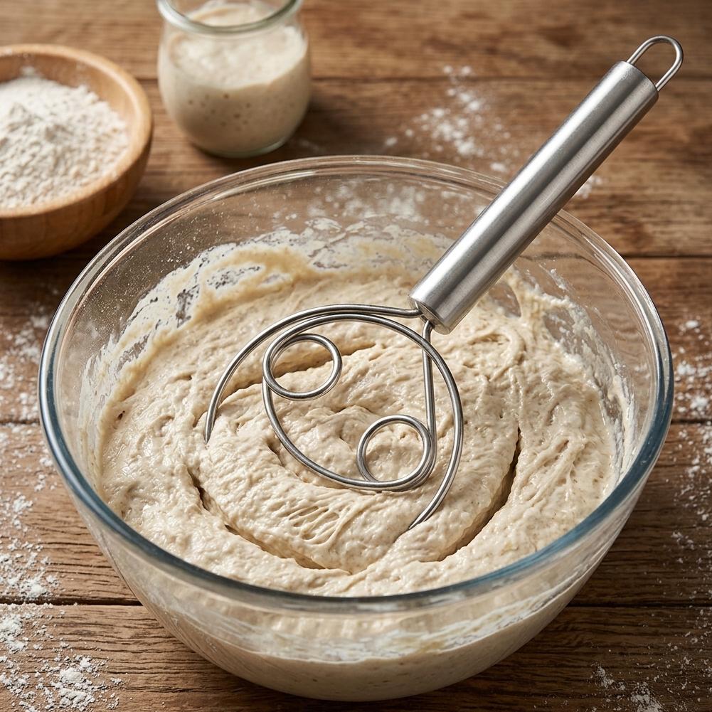 Teigbesen Brotmixer Edelstahl  – Bread Baking Kitchen Utensils Bewertung und Preis