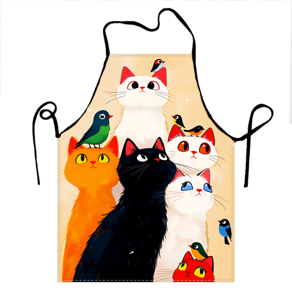 Schürze mit niedlichen Katzen  – Kitchen Baking Area Ideas Bewertung und Preis