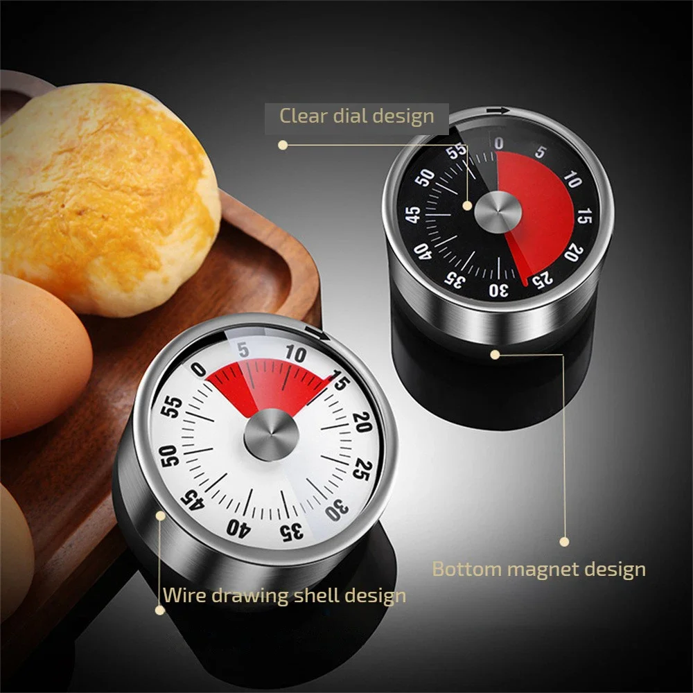 Neue Edelstahl Visuelle Timer  – Kitchen Baking Timer Bewertung und Preis