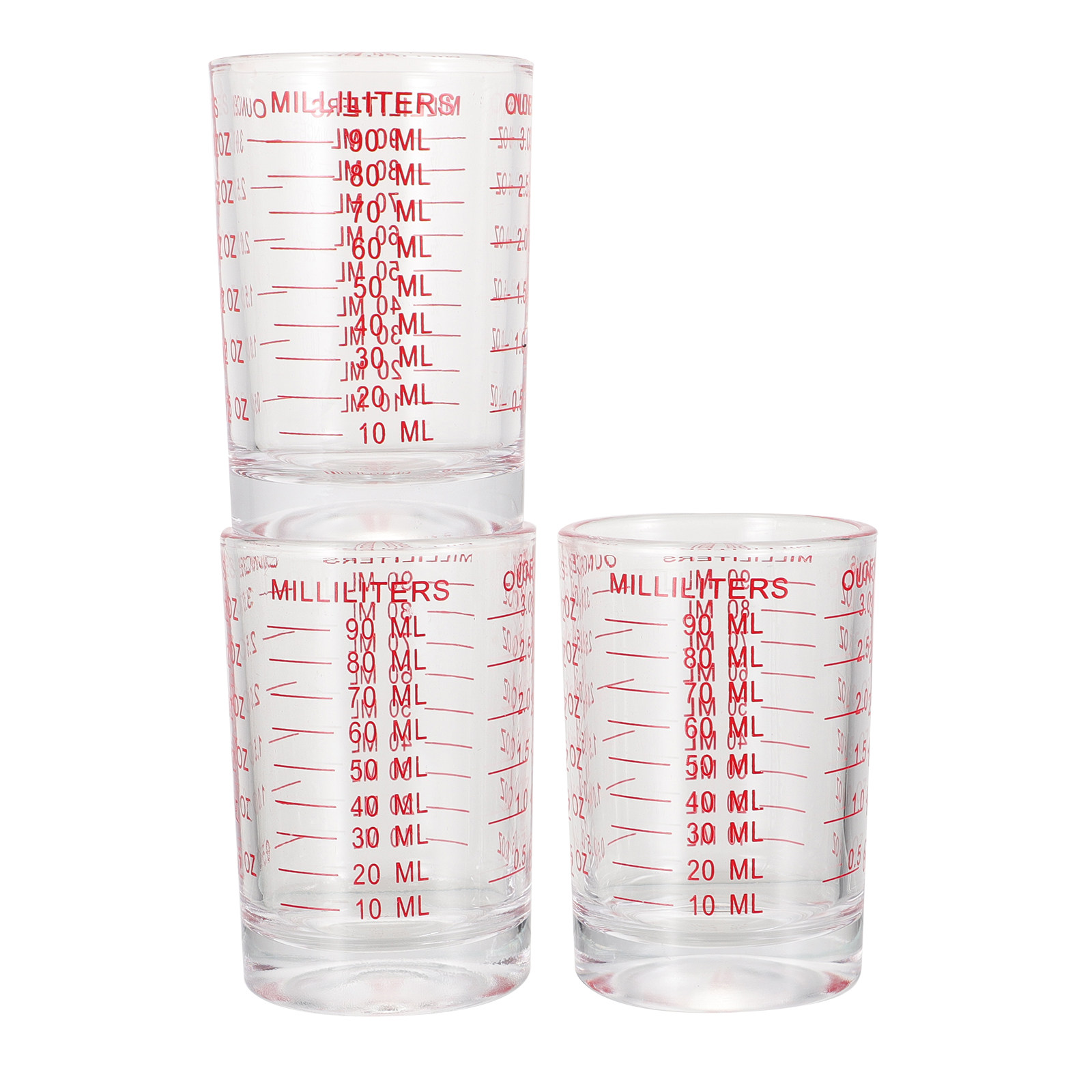 3-teiliges Glas-Messbecher-Set – Kitchen Baking Cooking Bewertung und Preis
