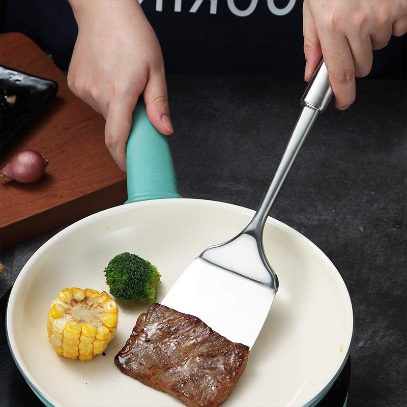 Edelstahl-Wender mit langem Gr – Offset Spatula Set Bewertung und Preis