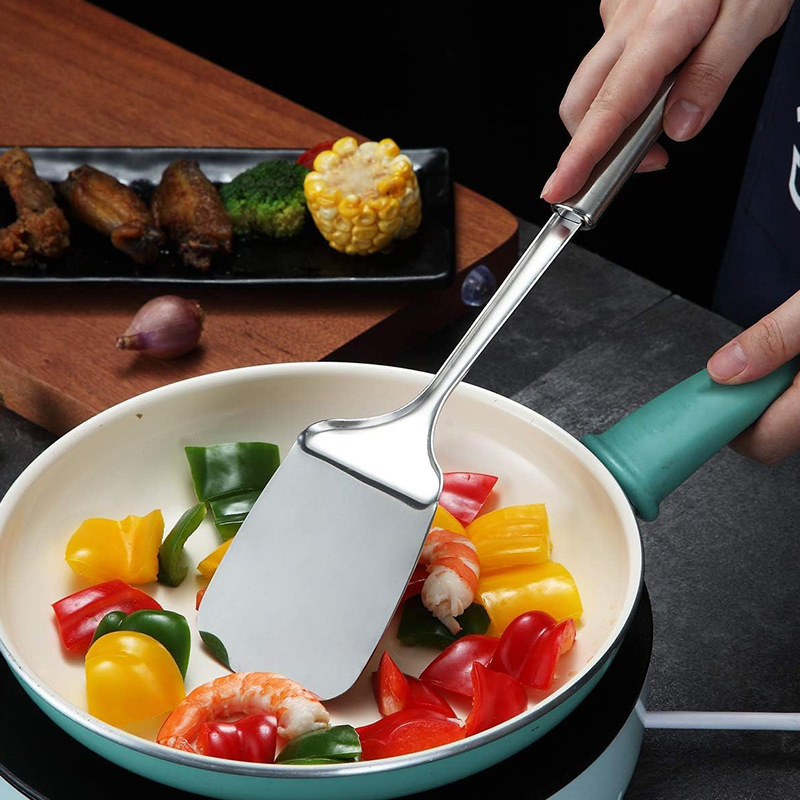 Edelstahl-Wender mit langem Gr – Offset Spatula Set Bewertung und Preis