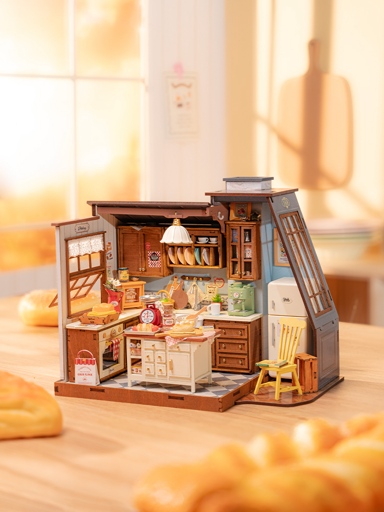 Robotime Rolife Backküche Holz – Homely Baking Kitchen Rolife Bewertung und Preis