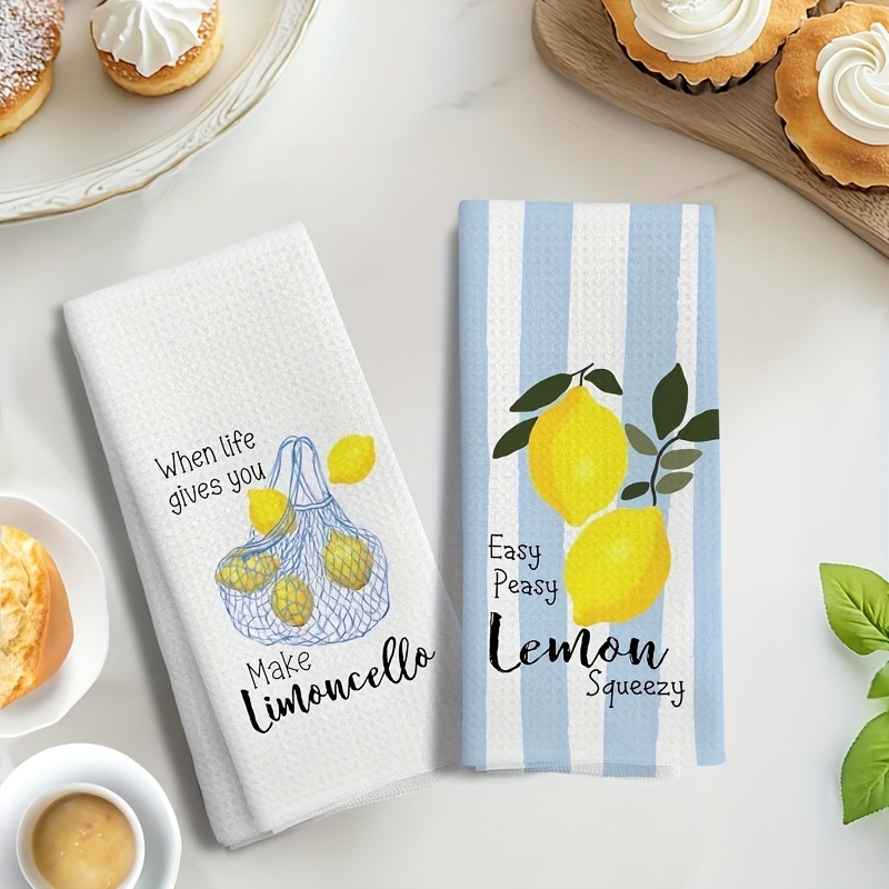 2 Stück, Zitronen-Mesh-Küchent – Kitchen Baking Cooking Bewertung und Preis