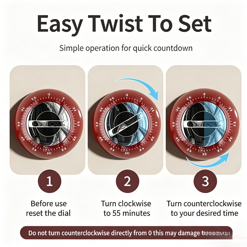 Magnetischer Küchentimer, mech – Kitchen Baking Timer Bewertung und Preis