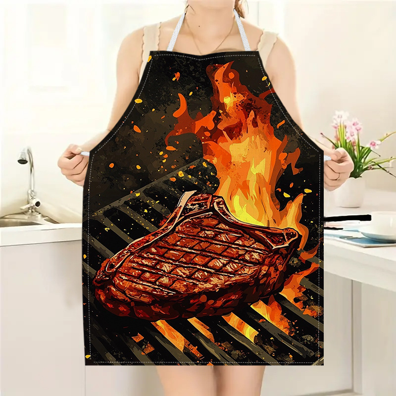 1 Stück BBQ-Steak-Schürze mit  – Kitchen Baking Area Ideas Bewertung und Preis