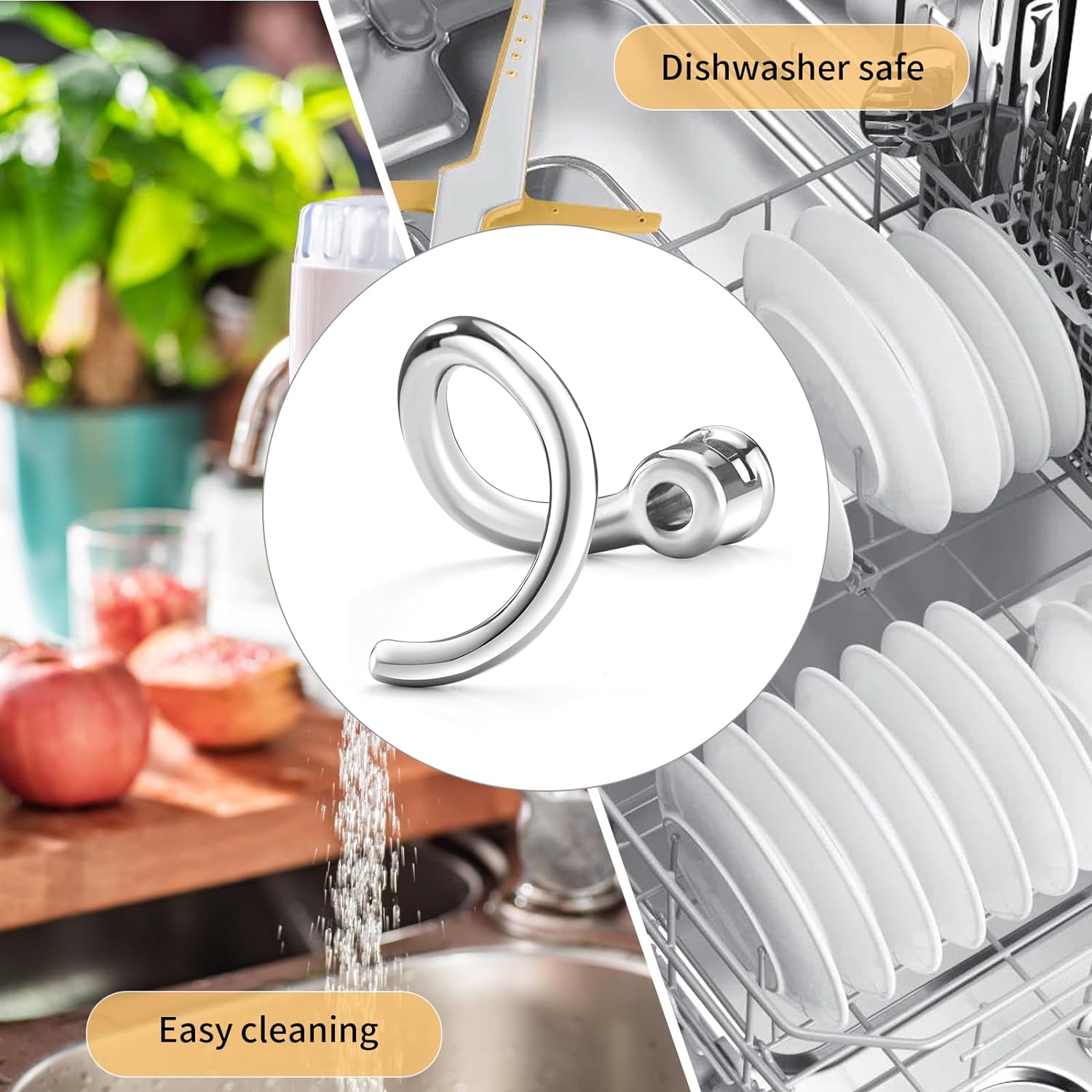 Edelstahl Teig haken aufsatz f – Kitchen Aid Baking Bread Bewertung und Preis