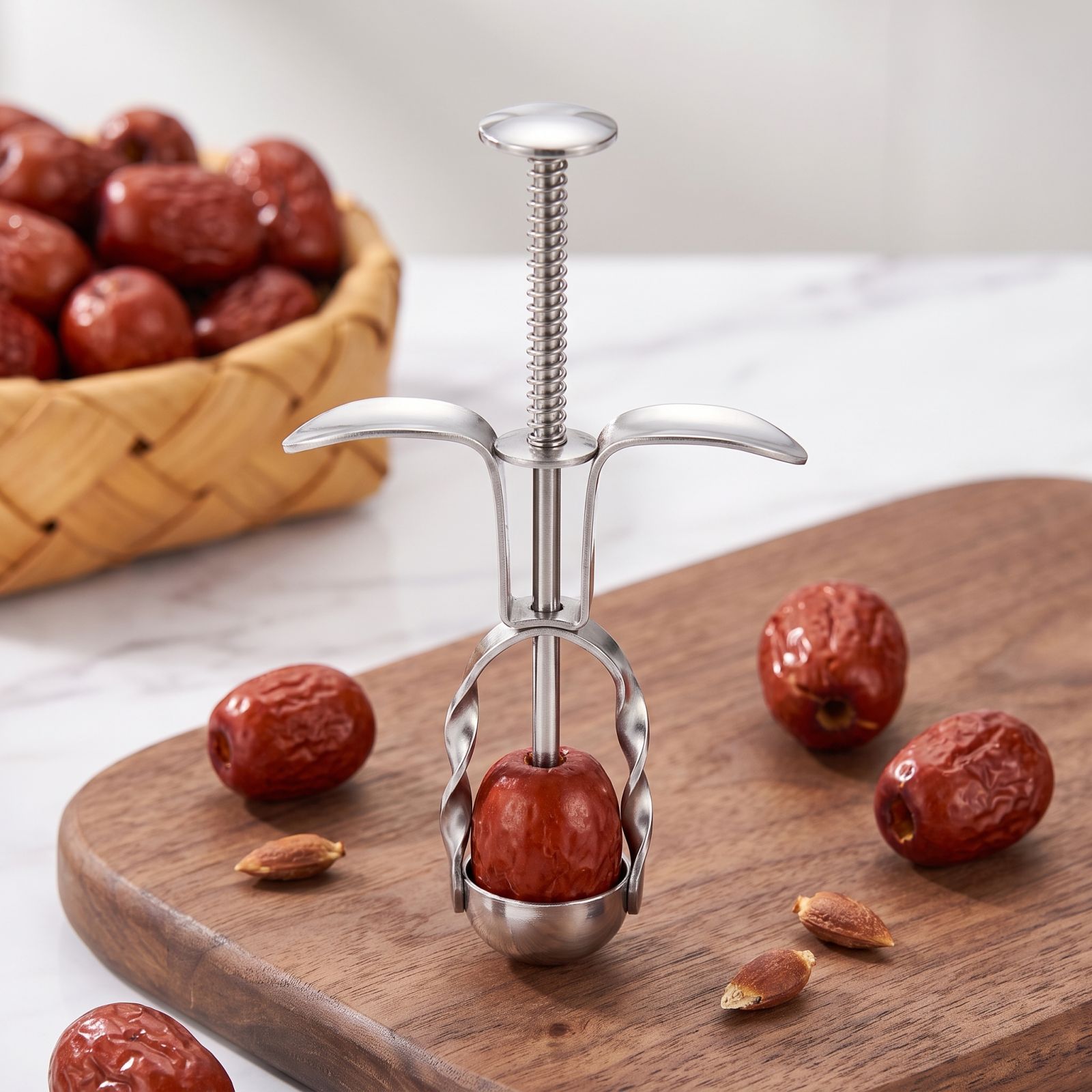 Edelstahl-Dattelentkerner für  – Kitchen Baking Cooking Bewertung und Preis