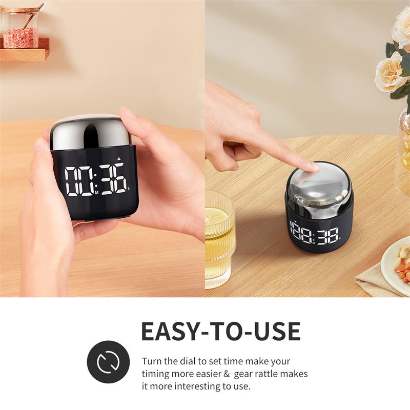Rotierender Küchentimer mit LE – Kitchen Baking Timer Bewertung und Preis
