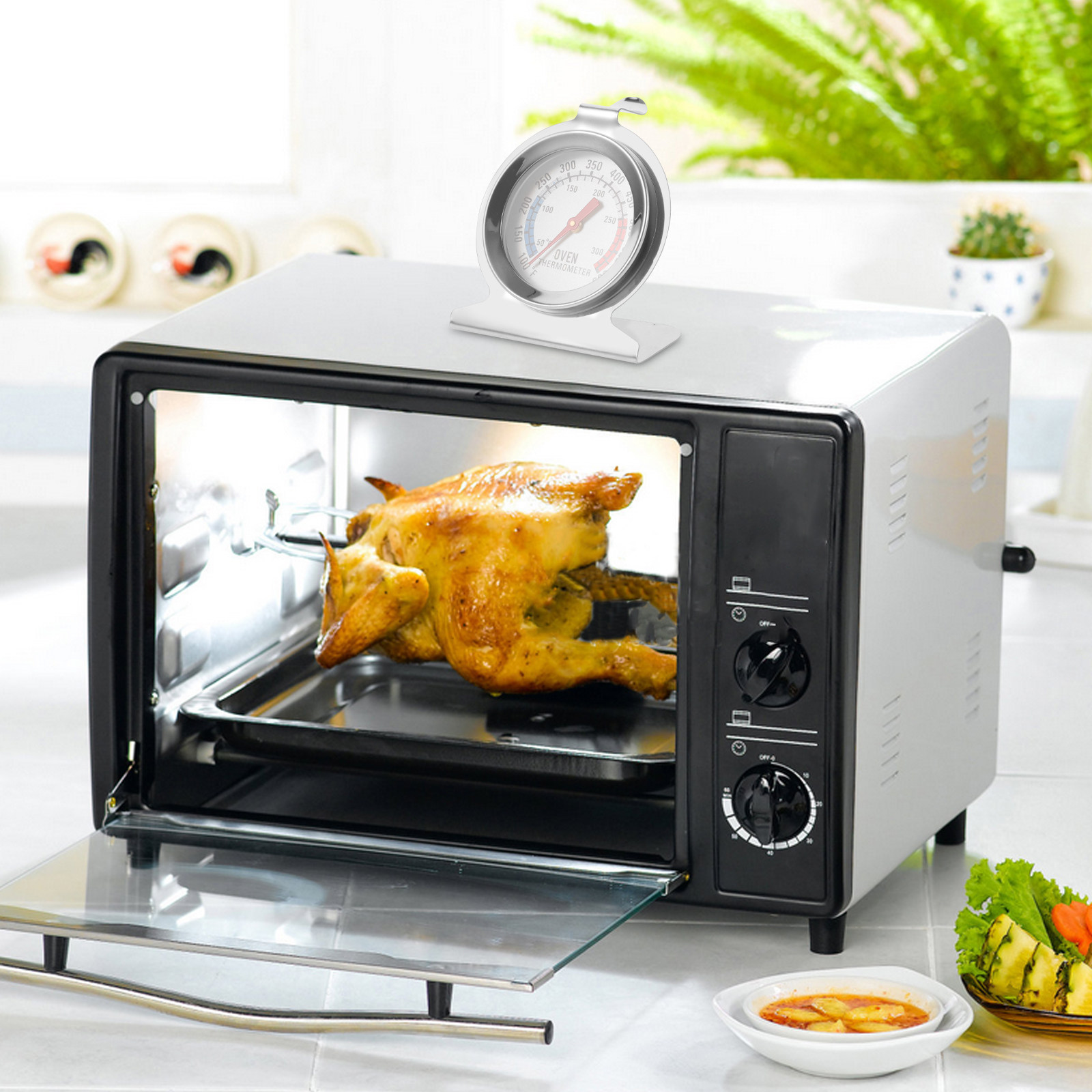 2 Stück Edelstahl-Ofenthermome – Kitchen Baking Cooking Bewertung und Preis