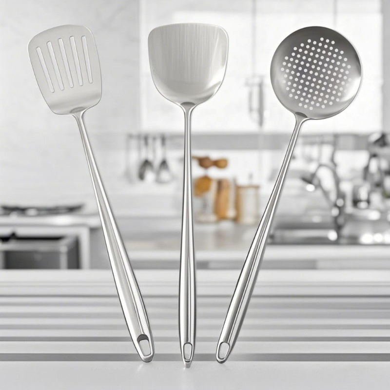 Edelstahl-Wok-Spatel für Leben – Offset Spatula Set Bewertung und Preis