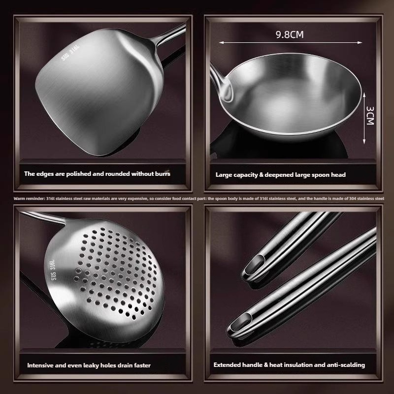 Edelstahl-Wok-Spatel für Leben – Offset Spatula Set Bewertung und Preis