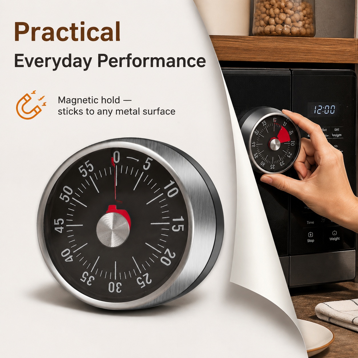 Sichtbarer mechanischer Timer, – Baking Kitchen Hourly Bewertung und Preis